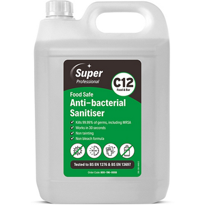 Super Professional Products Cleaning & Hygiene Chemicals Disinfectant Not perfumed Transparent 800-196-0008 5 L