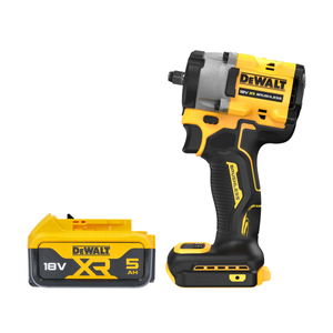 DeWalt DCF923N 18v XR Cordless Brushless Compact 3/8" Impact Wrench With 1 x 5.0Ah Battery
