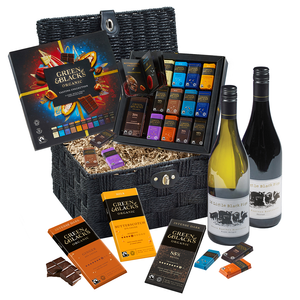 Green & Black's Chocolate & Wines Basket