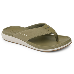 Reef Mens Cushion Norte Flip Flops - 10 UK / Olive Vintage