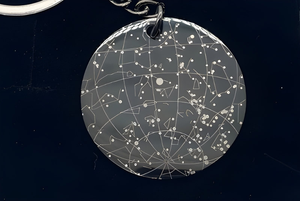 ’Black Night’ Personalised Keychain of Your Star in the Sky