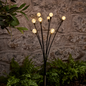 Pacific Wavy Bubble Solar Stake Light