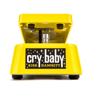 Dunlop Kirk Hammett Cry Baby Wah - Yellow Sparkle Edition