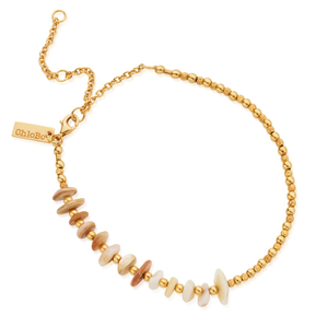 Gold Plated Dream Waves Anklet