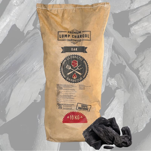 Globaltic Oak Lumpwood Charcoal - 10kg Bag