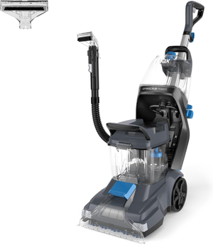 VAX CDCW-SSXS SpinScrub Power Upright Carpet Cleaner Washer Grey & Tiger Blue
