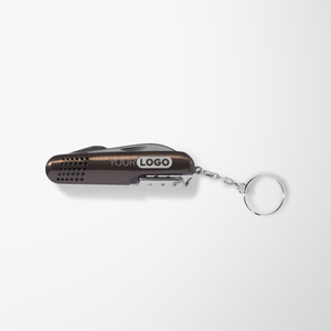 Engraved Gunmetal Caravan 6-Function Pocket Knife