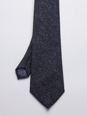 Indigo Shetland Wool Tie