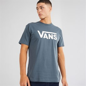 Vans Mens Classic Logo T-Shirt Indigo/Marshmallow