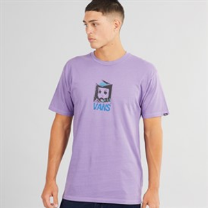 Vans Mens Dollface Graphic T-Shirt Purple Haze
