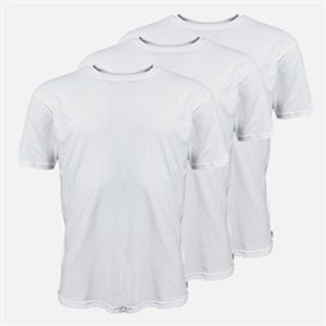 Vans Mens Three Pack Basic T-Shirts White