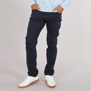 Wrangler Mens Larston Slim Tapered Jeans Cloudy Skies