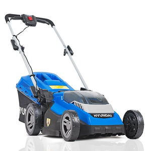 Hyundai 38cm Cordless 40V Lithium-Ion Battery Roller Lawnmower with Battery and Charger