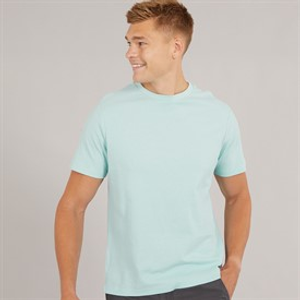 Bench Mens Styna Textured T-Shirt Ice Blue