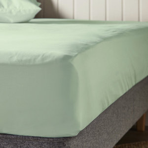Arinta Organic Cotton Fitted Sheet - Pistachio