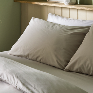 Arinta Organic Cotton Pillow Case - Almond