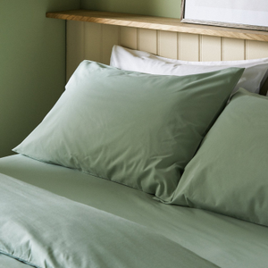 Arinta Organic Cotton Pillow Case - Pistachio
