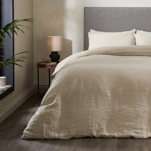 Mariana Linen Blend Duvet Cover - Sand