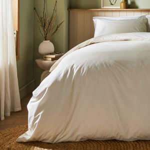 Arinta Organic Cotton Comforter Cover - Vanilla