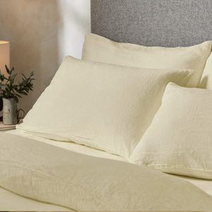 Mariana Linen Blend Pillowcase - Buttermilk