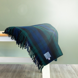 Blackwatch Tartan Throw - Blue/Green