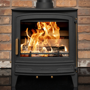 Mazona Warwick 10kW Multifuel Woodburning Stove, Freestanding, Eco Design Approved, Defra Approved