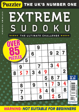 Puzzler Extreme Sudoku Subscription