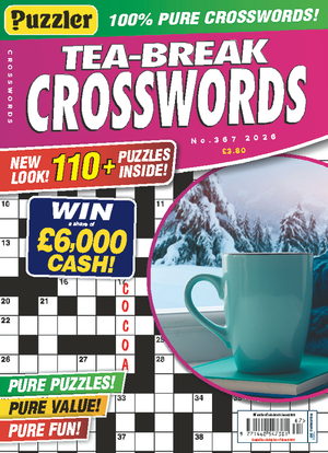 Puzzler Tea-Break Crosswords Subscription