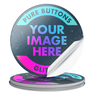 Circle Glitter Stickers