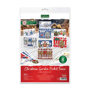 Christmas Garden Picket Fence Card Making Kit