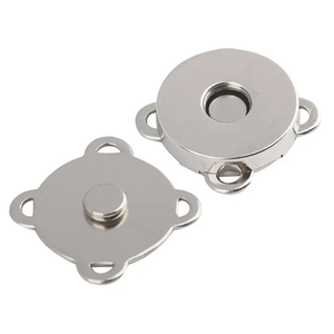 Boutons-pression magnétiques 19 mm à coudre - Argent