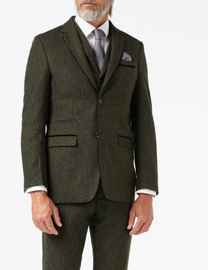 DANE - GREEN TWEED JACKET
