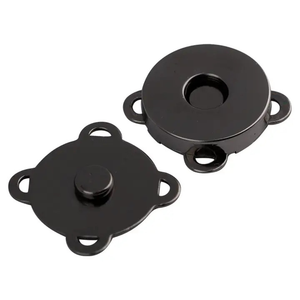 Magnetische drukknopen 19 mm om te naaien - Zwart