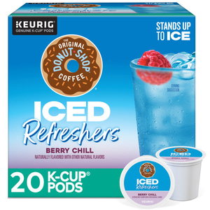 The Original Donut Shop Berry Chill Iced Refreshers K-Cups – 20 Count (SPECIAL)