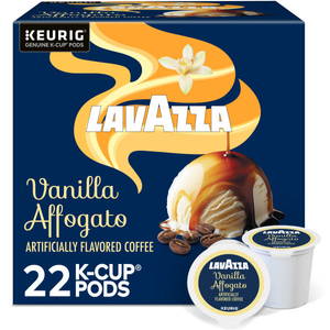 Lavazza Vanilla Affogato K-Cups, Flavored Coffee – 22 Count