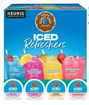 The Original Donut Shop Iced Refreshers Variety Pack K-Cups – 20 Count