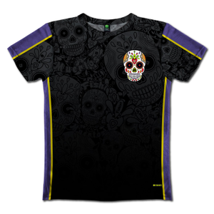 Sport T-Shirt  L.A. Muertos Mexican Skull Graphic - Black (XL)