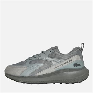 Lacoste Mens L003 Evo Trainers Light Grey/Dark Grey