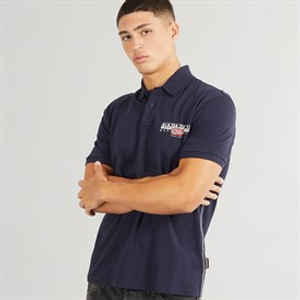 Napapijri Mens Aylmer Polo Shirt Blue Marine