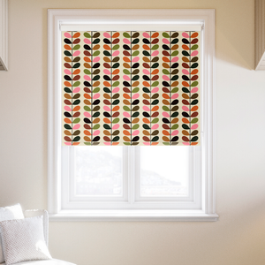 Orla Kiely Multi Stem, Pink & Red - Roller Blind