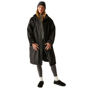 Regatta Outdoor Active Adults Waterproof Changing Robe - S/M / Black/Dark Grey
