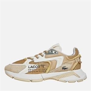 Lacoste Womens L003 Neo Trainers Tan/White