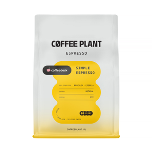 COFFEE PLANT - kawa ziarnista Simple Espresso 250 g (outlet)