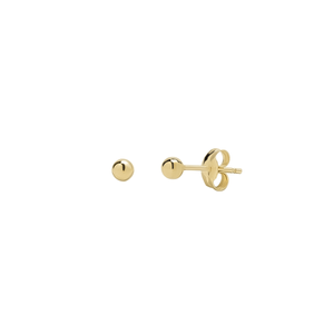 9Ct Solid Gold Sphere Stud Earring