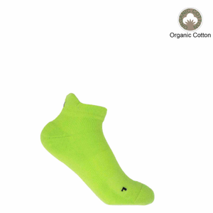 Organic Women's Trainer Sport Socks – Neon (one size)
