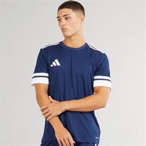 adidas Mens Squadra 25 T-Shirt Team Navy Blue/White