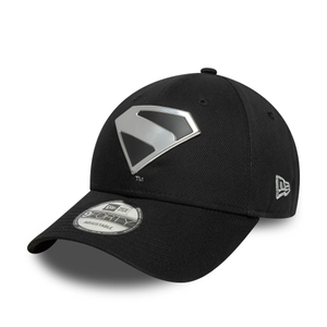 Superman Logo Black 9FORTY Adjustable Cap