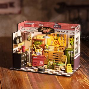 Miniature House Garage Workshop Model Kit