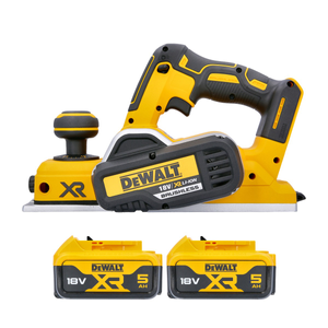 DeWalt DCP580 18V XR Cordless Brushless Planer With 2 x 5Ah Batteries