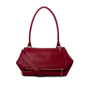 Bess - Morello Cherry Crossbody Leather Handbag (one size)